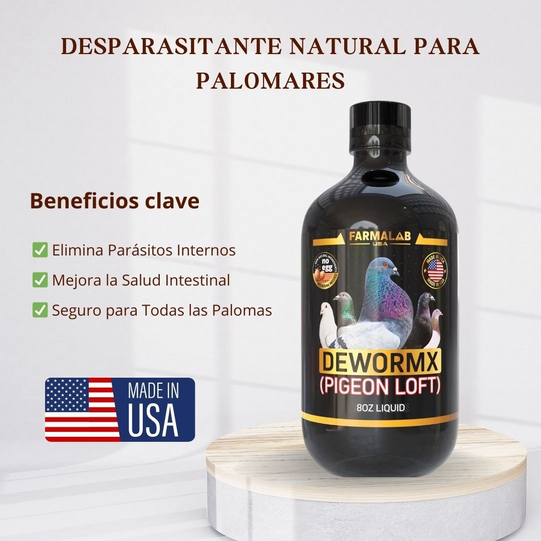FARMALAB DEWORMX PIGEON LOFT 8 OZ |  Intestinal Parasite Treatment - Image 4
