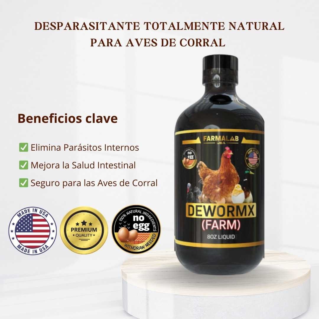 FARMALAB  DEWORMX FARM 8 OZ | Multi-Species Parasite Treatment | - Image 2