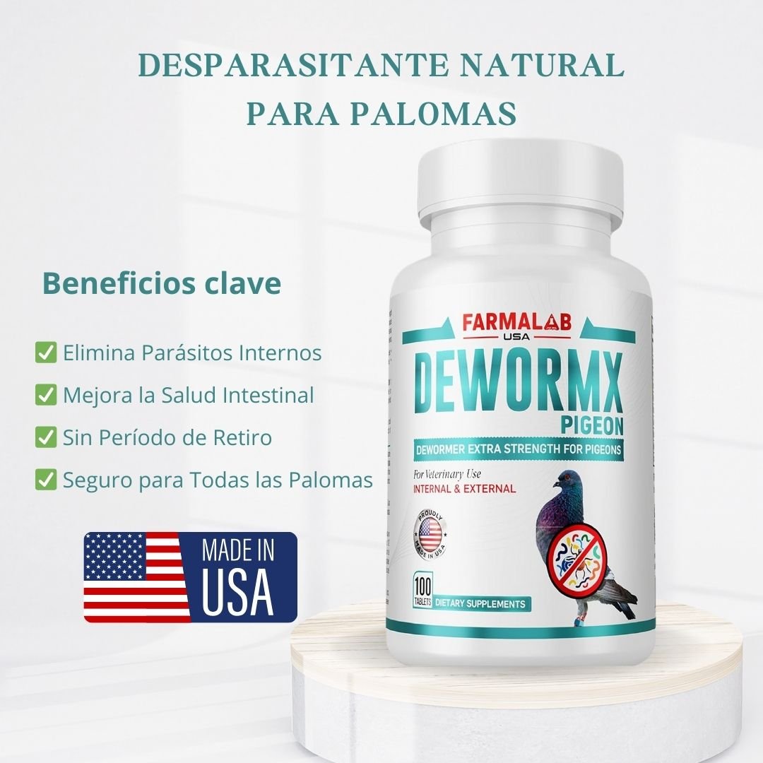 DEWORMX PIGEON 100 T | Internal & External Parasite Control | FARMALAB USA - Image 4