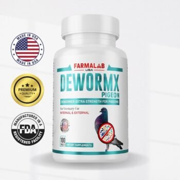 DEWORMX PIGEON 100 T | Internal & External Parasite Control | FARMALAB USA
