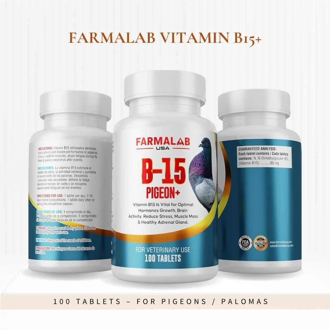 FARMALAB  B15-PIGEON+ 100 T | Nutritional Supplement for Pigeon | - Image 4