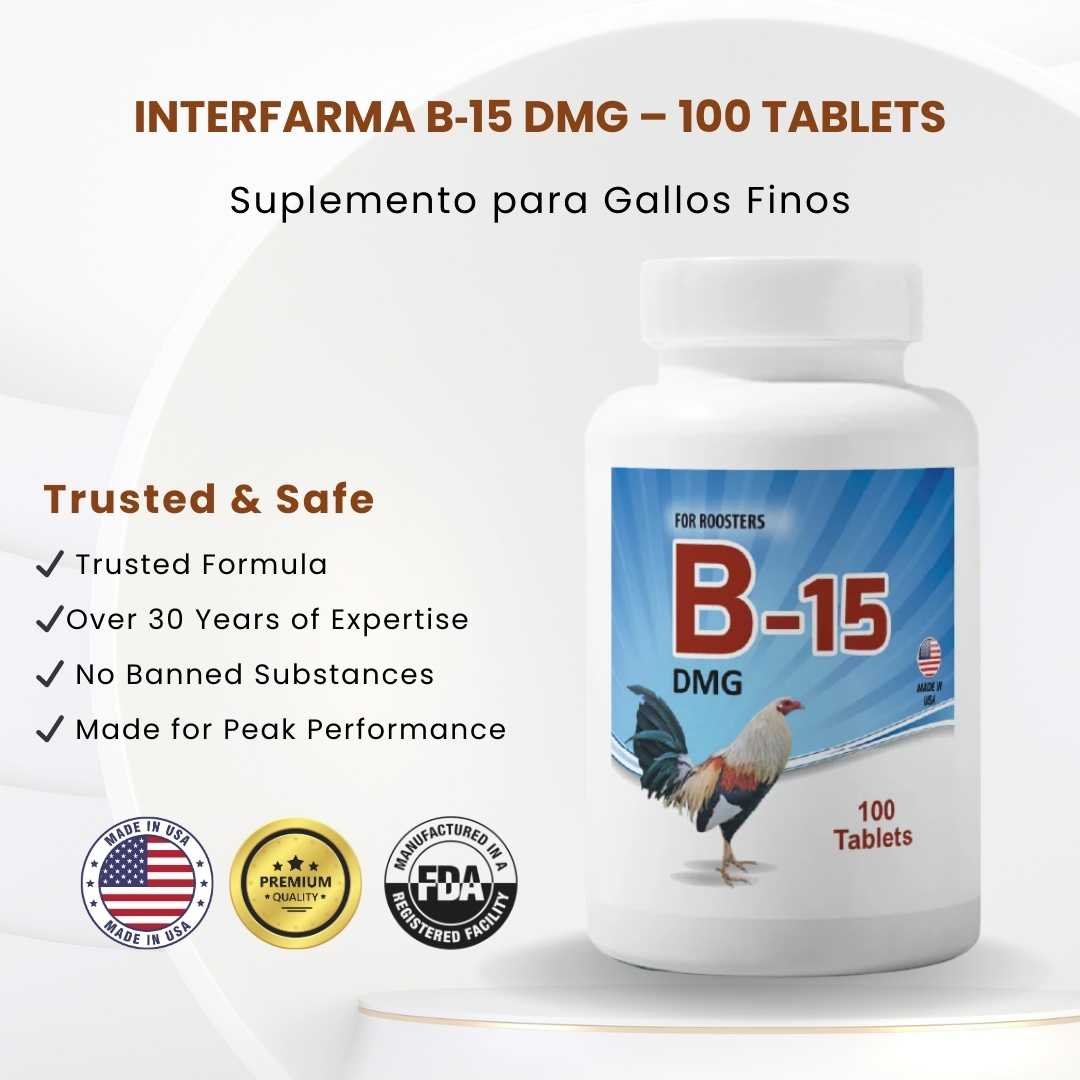 B-15 DMG Supplement For Fine Roosters - Vitamin B15-INTERFARMA - Image 5